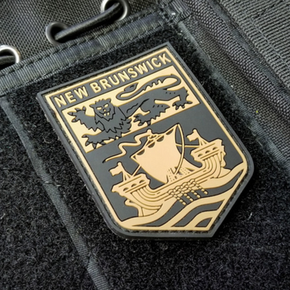 TACTICAL INNOVATIONS: New Brunswick Provincial Shield PVC Patch – Multicolour Collection