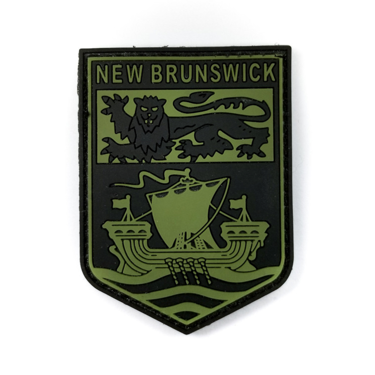 TACTICAL INNOVATIONS: New Brunswick Provincial Shield PVC Patch – Multicolour Collection