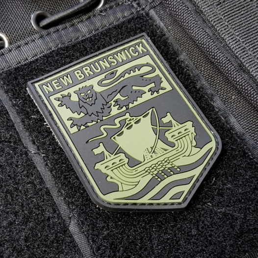TACTICAL INNOVATIONS: New Brunswick Provincial Shield PVC Patch – Multicolour Collection