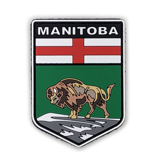 TACTICAL INNOVATIONS: Manitoba Provincial Shield PVC Patch – Multicolour Collection