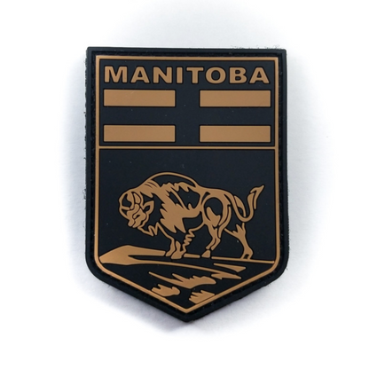 TACTICAL INNOVATIONS: Manitoba Provincial Shield PVC Patch – Multicolour Collection