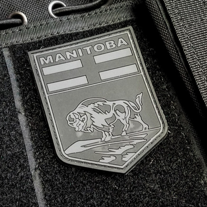 TACTICAL INNOVATIONS: Manitoba Provincial Shield PVC Patch – Multicolour Collection