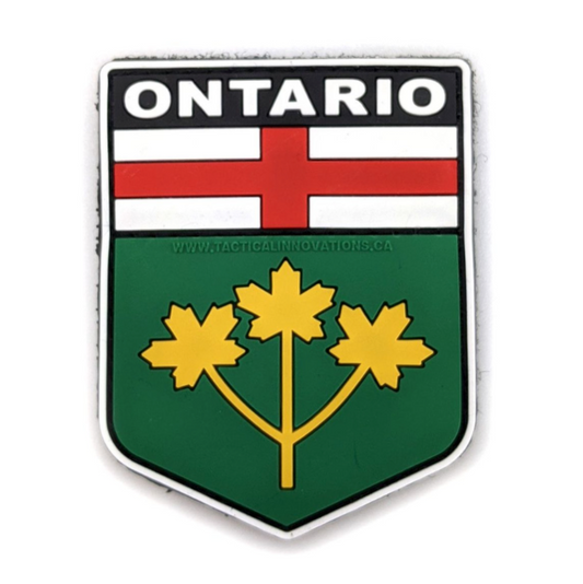 TACTICAL INNOVATIONS: Ontario Provincial Shield PVC Patch – Multicolour Collection