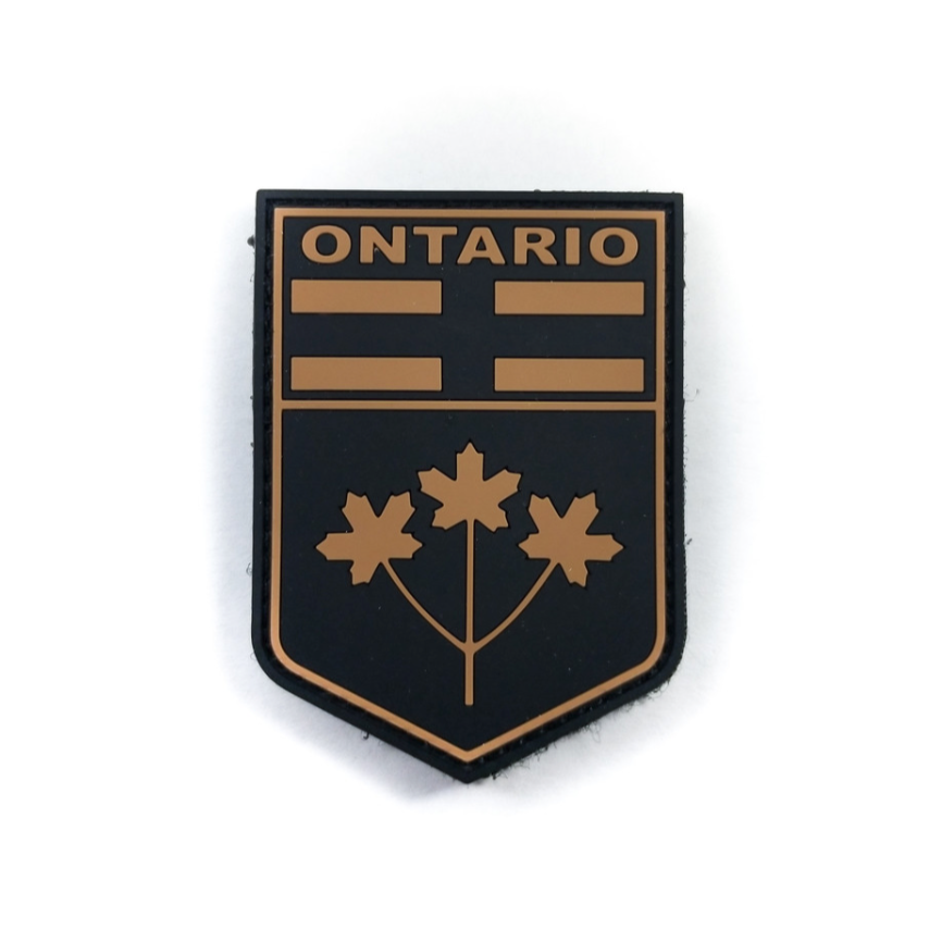 TACTICAL INNOVATIONS: Ontario Provincial Shield PVC Patch – Multicolour Collection