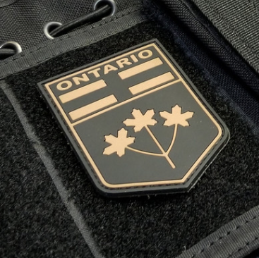 TACTICAL INNOVATIONS: Ontario Provincial Shield PVC Patch – Multicolour Collection