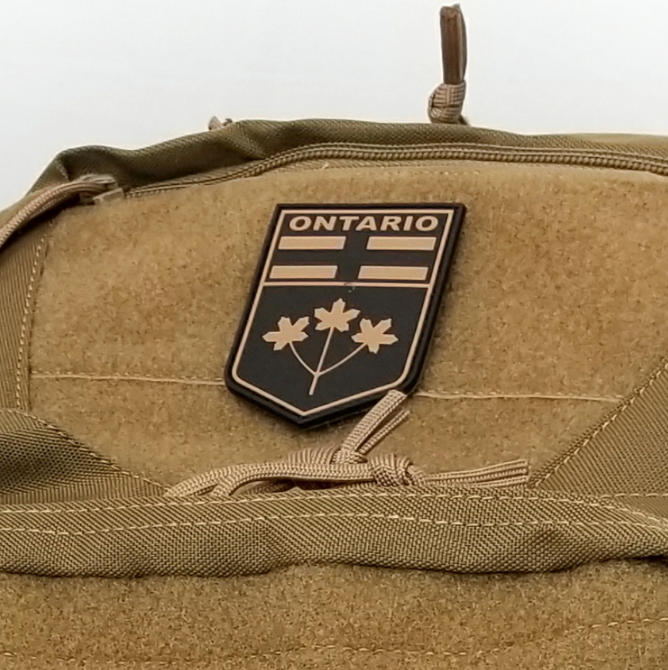 TACTICAL INNOVATIONS: Ontario Provincial Shield PVC Patch – Multicolour Collection