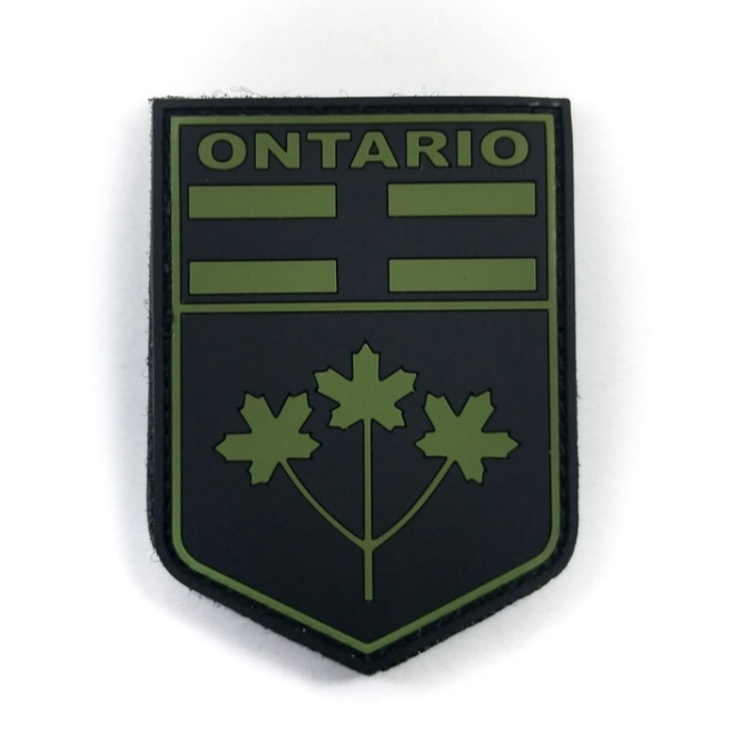 TACTICAL INNOVATIONS: Ontario Provincial Shield PVC Patch – Multicolour Collection