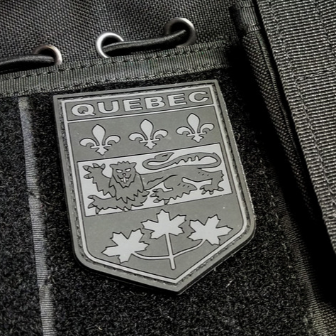 TACTICAL INNOVATIONS: Quebec Provincial Shield PVC Patch – Multicolour Collection