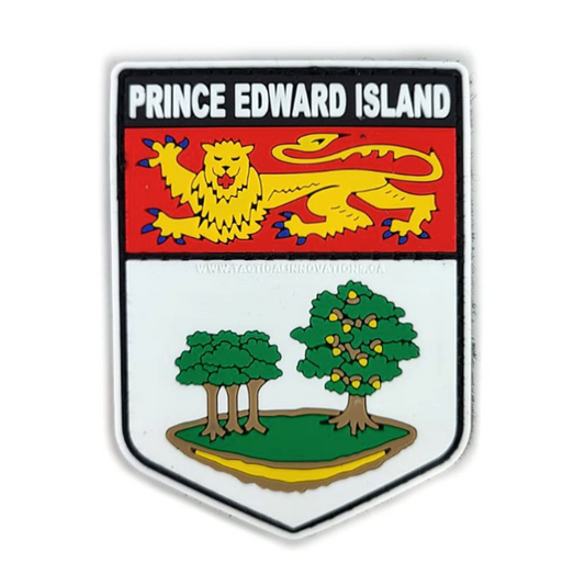 TACTICAL INNOVATIONS: Prince Edward Island Provincial Shield PVC Patch – Multicolour Collection