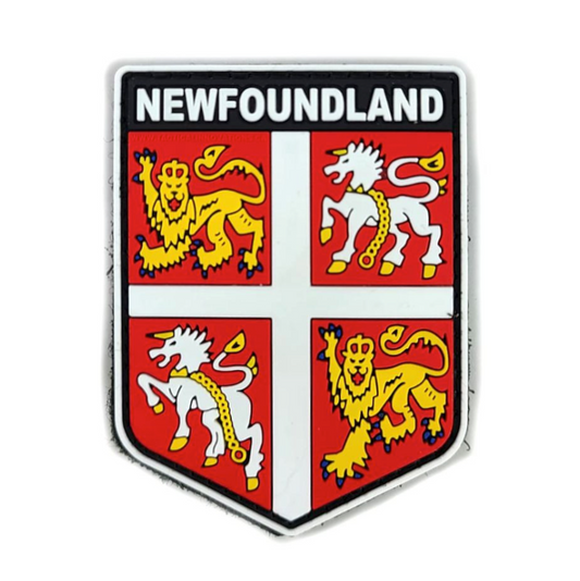 TACTICAL INNOVATIONS: Newfoundland & Labrador Provincial Shield PVC Patch – Multicolour Collection