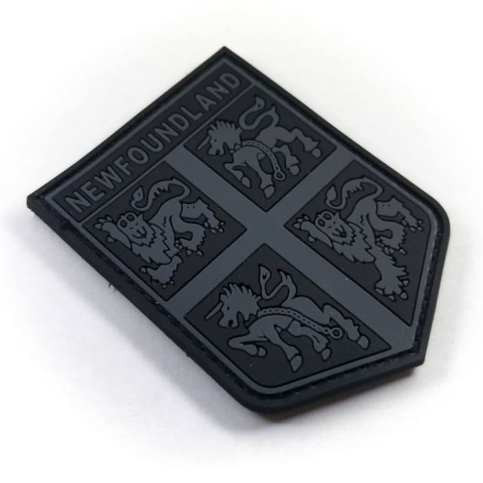 TACTICAL INNOVATIONS: Newfoundland & Labrador Provincial Shield PVC Patch – Multicolour Collection