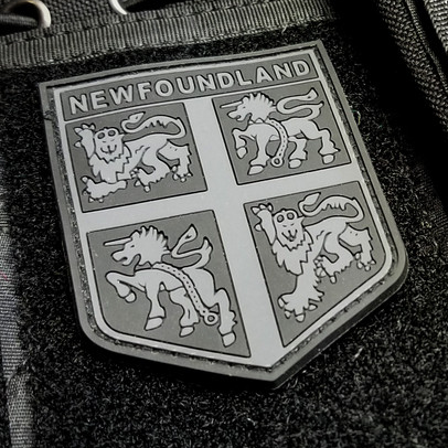 TACTICAL INNOVATIONS: Newfoundland & Labrador Provincial Shield PVC Patch – Multicolour Collection