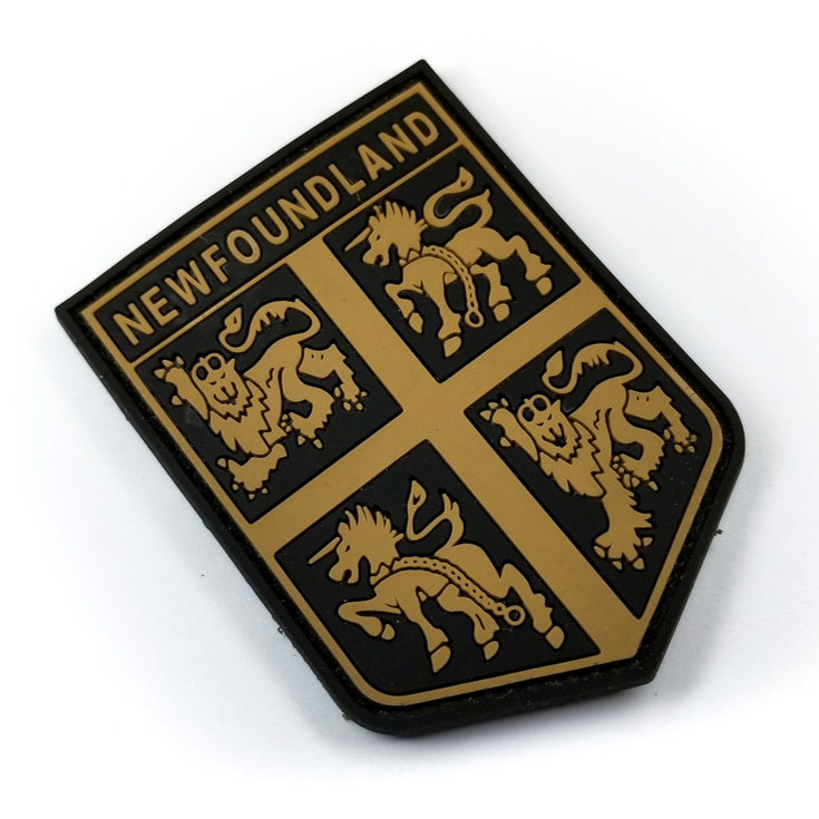 TACTICAL INNOVATIONS: Newfoundland & Labrador Provincial Shield PVC Patch – Multicolour Collection