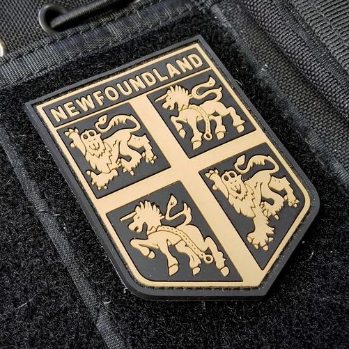 TACTICAL INNOVATIONS: Newfoundland & Labrador Provincial Shield PVC Patch – Multicolour Collection