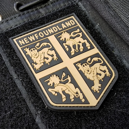 TACTICAL INNOVATIONS: Newfoundland & Labrador Provincial Shield PVC Patch – Multicolour Collection