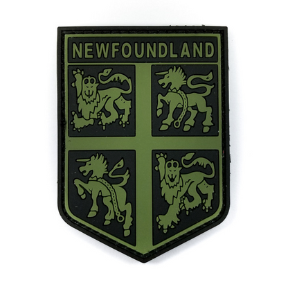 TACTICAL INNOVATIONS: Newfoundland & Labrador Provincial Shield PVC Patch – Multicolour Collection