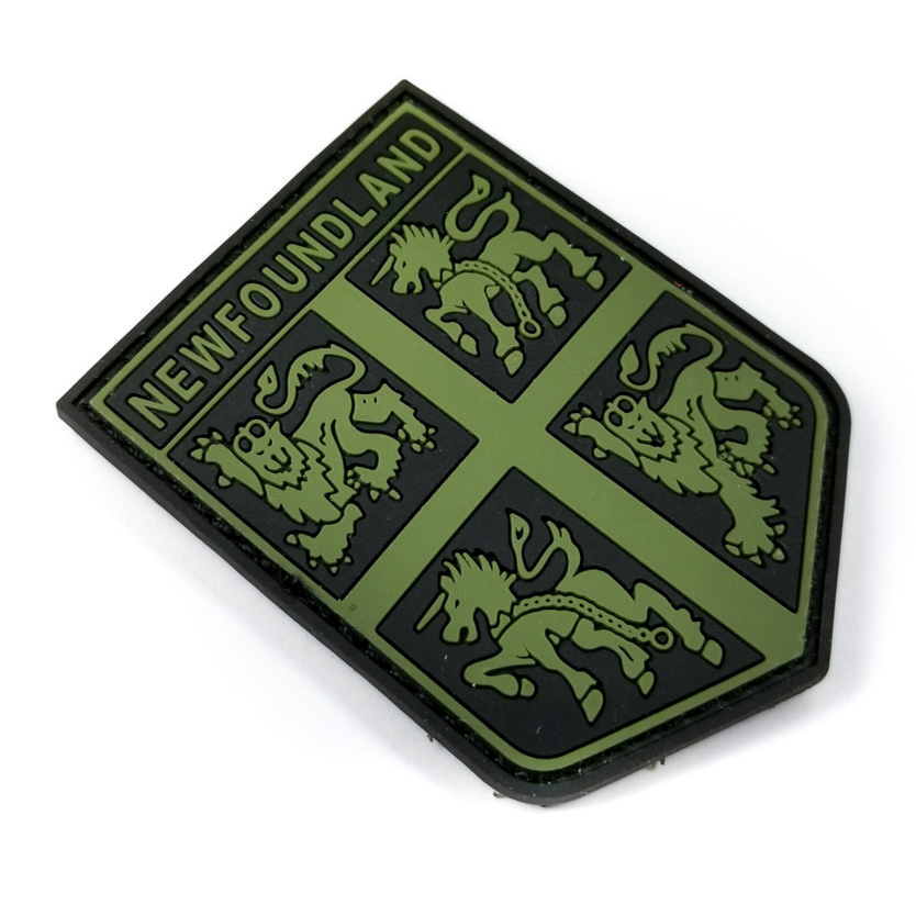 TACTICAL INNOVATIONS: Newfoundland & Labrador Provincial Shield PVC Patch – Multicolour Collection