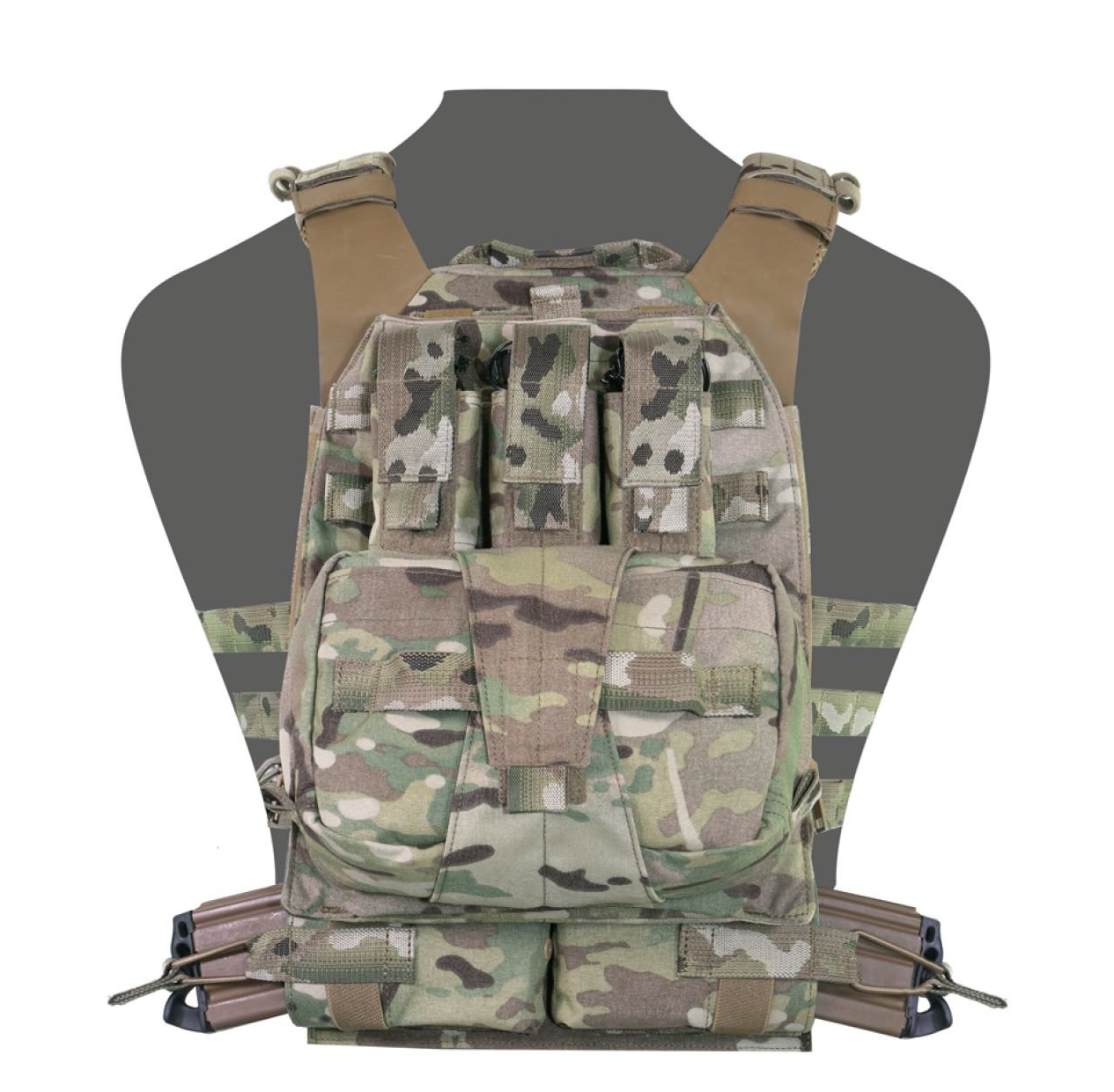 WARRIOR ASSAULT: Horizontal Velcro MOLLE Mag Pouch Panel