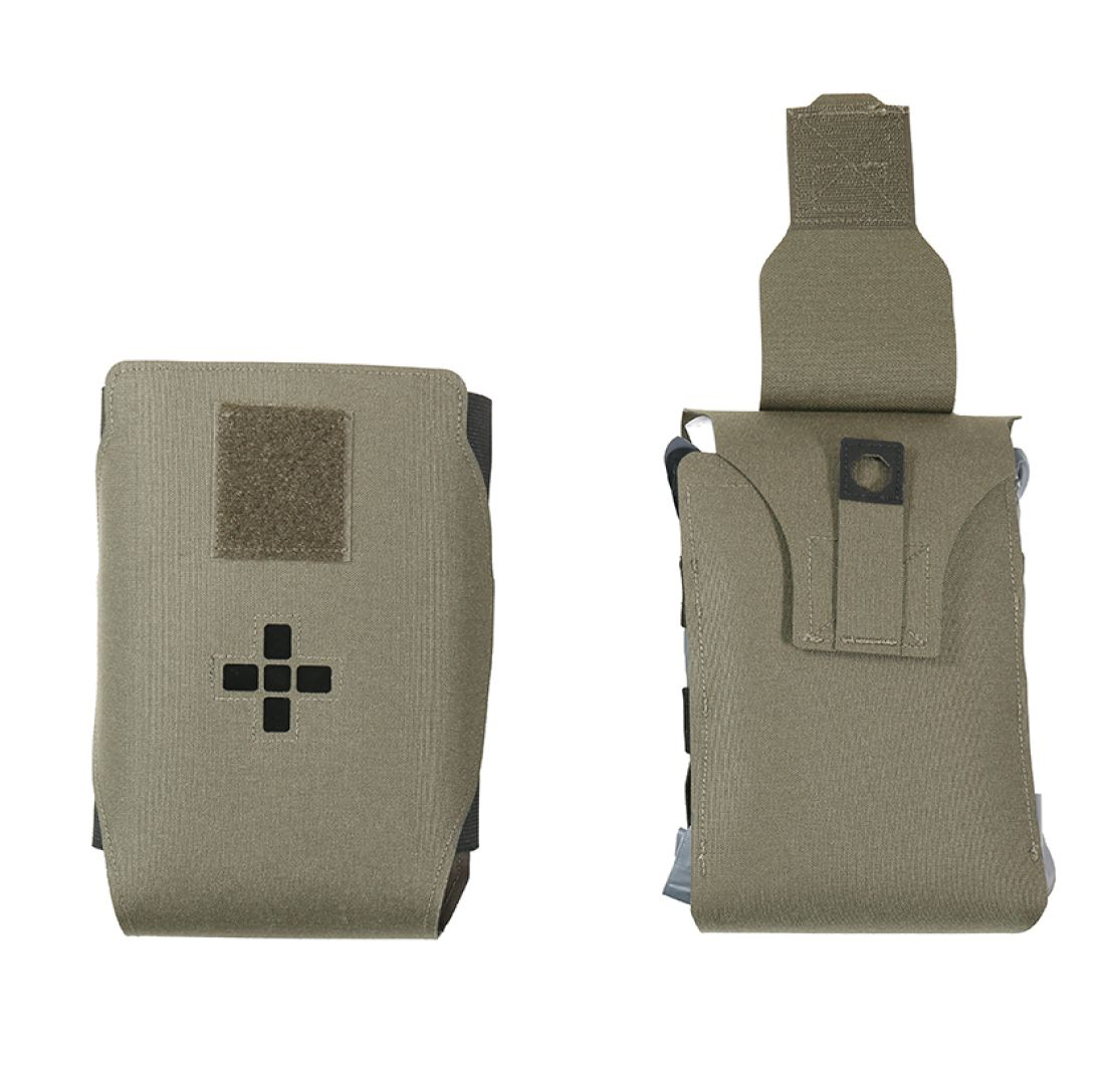 WARRIOR ASSAULT: Laser Cut Large Horizontal Individual First Aid Kit (IFAK)