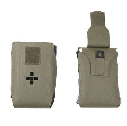 WARRIOR ASSAULT: Laser Cut Large Horizontal Individual First Aid Kit (IFAK)