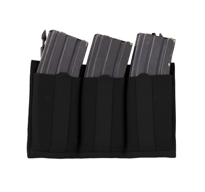 WARRIOR ASSAULT: Laser Cut Detachable Front Panel, Triple Bungee, Low Profile Elastic 5.56 Mag Pouch