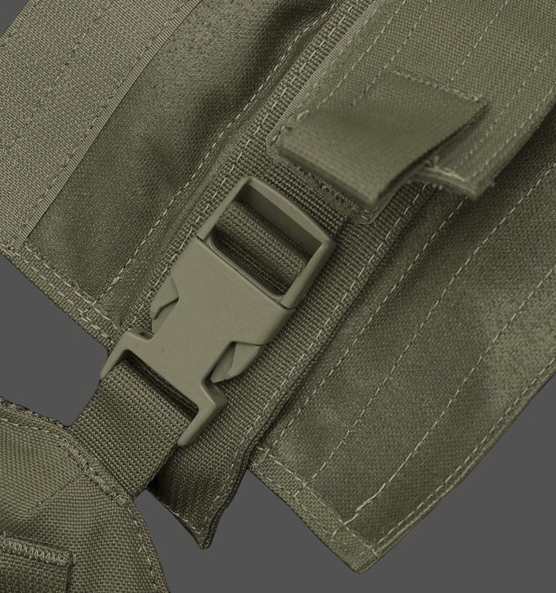WARRIOR ASSAULT: DCS Special Forces Plate Carrier Combo, Base w/ Covered 5.56 M4 Mag Pouches, 2 Utility Pouches