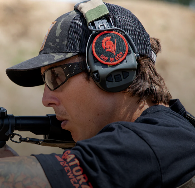 GATORZ: Magnum (Frame: Black with Silver Logo, Lens: Brown, Polarized)