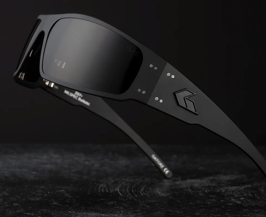 GATORZ: Magnum (Frame: Black with Silver Logo, Lens: Brown, Polarized)