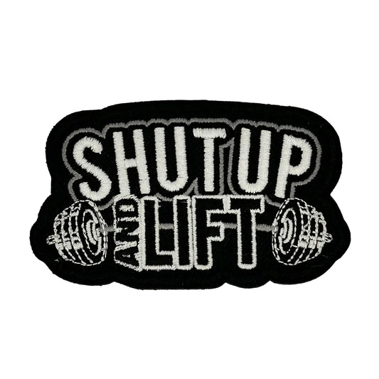 TACTICAL GEAR JUNKIE: Shut Up And Lift 3.25" Laser Cut Patch
