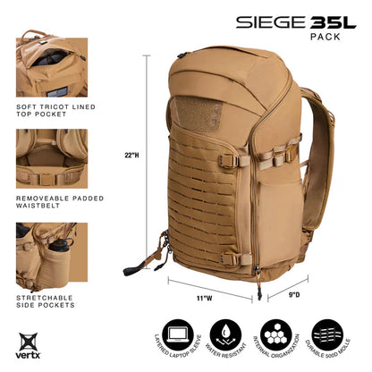 VERTX: Siege 35L Backpack