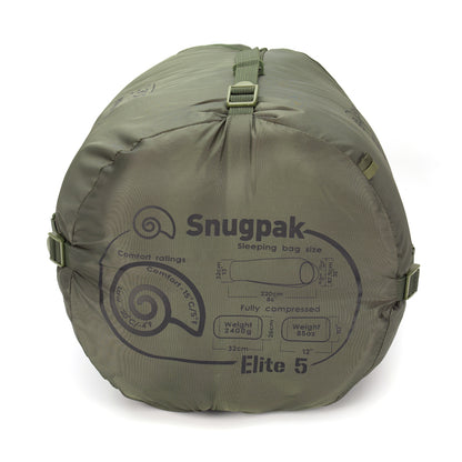 SNUGPAK: Softie Elite 5 Olive Right-Side Zip