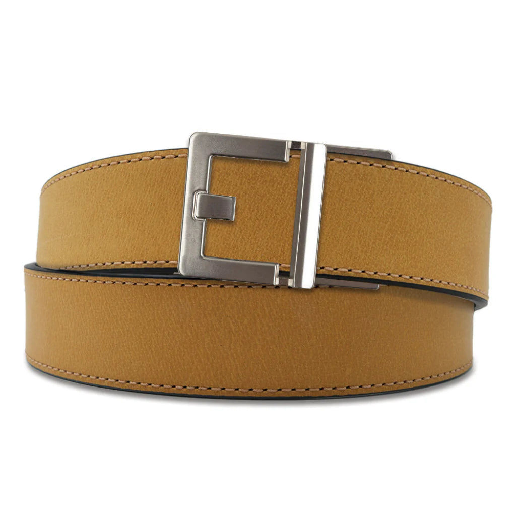 KORE ESSENTIALS: X9 Buckle Leather Gun Belt