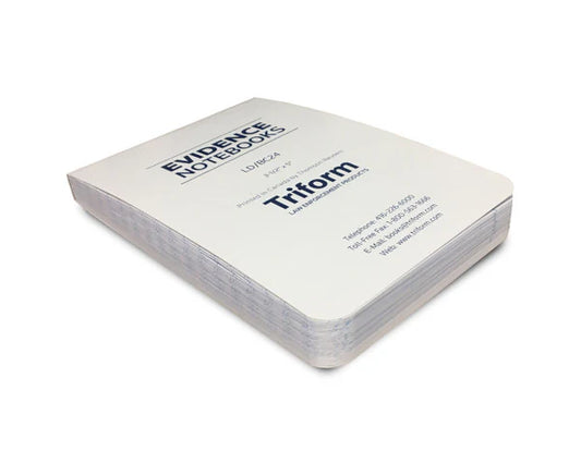TRIFORM NOTEBOOK: Ontario Evidence Notebook, 3.5 X 5