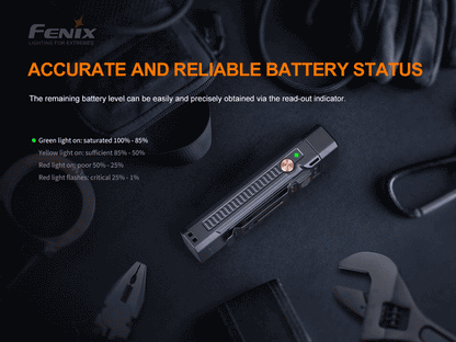 FENIX: WT16R Rechargable Magnetic Flashlight 300 Lumens