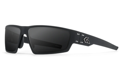 GATORZ: Warhawk,  Matte Black, Logo, MILSPEC Ballistic Smoke, Anti-Fog, ANSI Z87.1+