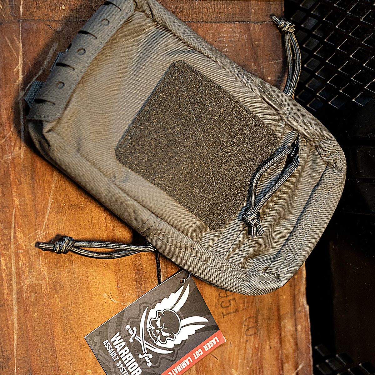 WARRIOR ASSAULT: Laser Cut Small Slim Vertical Utility Pouch