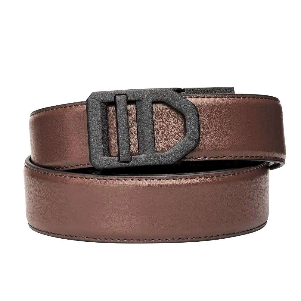 KORE ESSENTIALS: X5 Buckle Leather Gun Belt, 24" - 44"