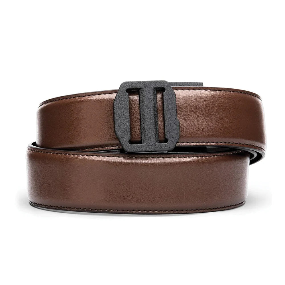 KORE ESSENTIALS: X7 Buckle Leather Gun Belt, 24″–44″