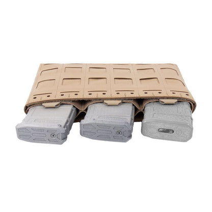WARRIOR ASSAULT: Laser Cut Kangaroo Pouch With Triple 5.56mm Insert