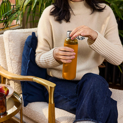 BLACK+BLUM: Glass Water Bottle 600ml