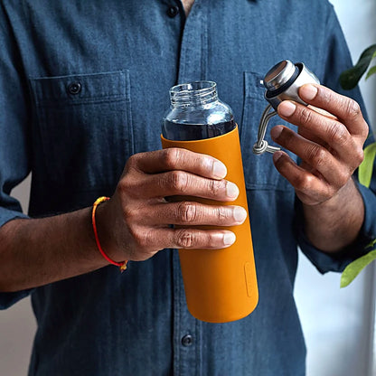 BLACK+BLUM: Glass Water Bottle 600ml