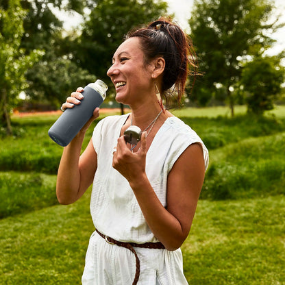 BLACK+BLUM: Glass Water Bottle 600ml