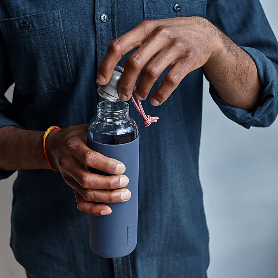 BLACK+BLUM: Glass Water Bottle 600ml