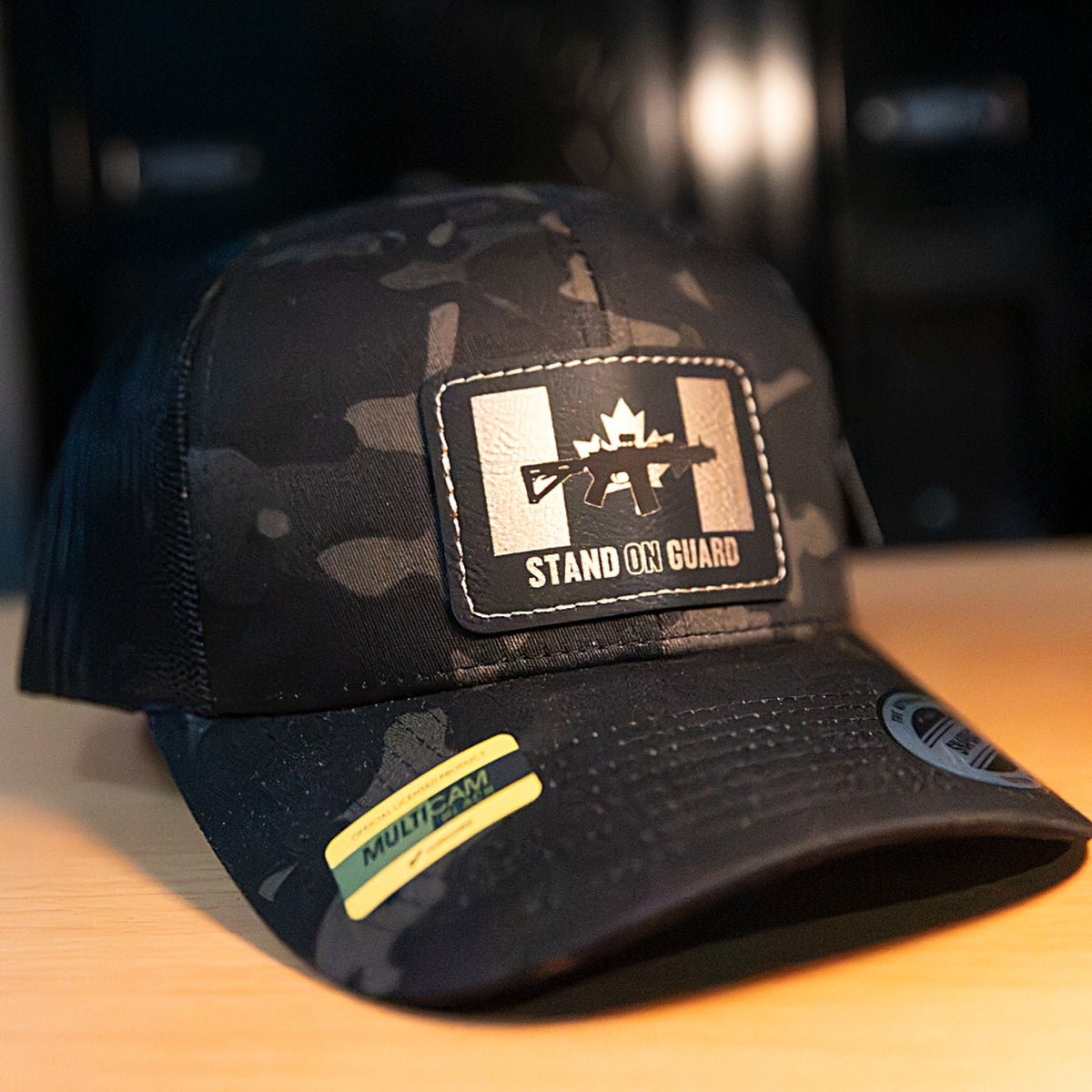 416 Tactical: Stand on Guard Flag MultiCam Black Trucker Hat