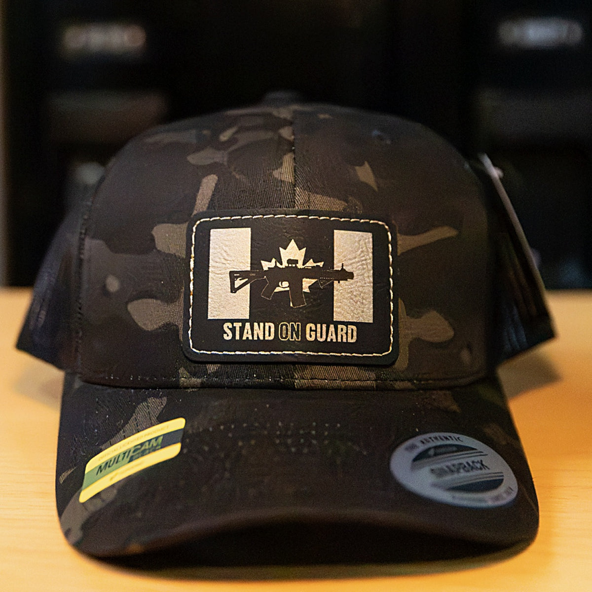 416 Tactical: Stand on Guard Flag MultiCam Black Trucker Hat