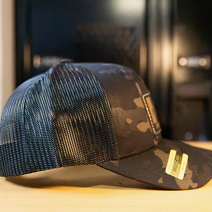 416 Tactical: Stand on Guard Flag MultiCam Black Trucker Hat