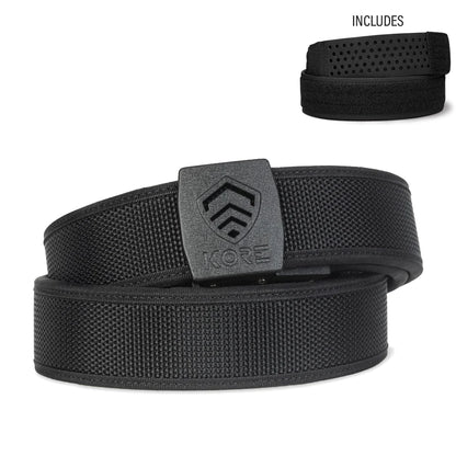 KORE ESSENTIALS: C1 Buckle Competition Belt, 1.5" Complete Kit
