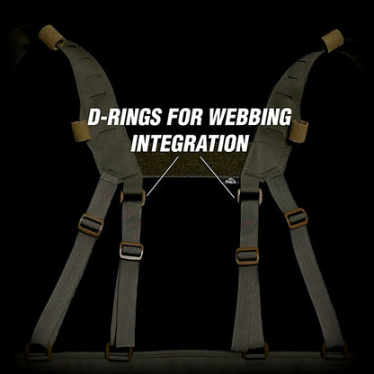 CARCAJOU TACTICAL: H-Harness V.2 for Chest Rigs