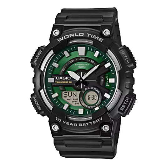 CASIO: AEQ-110W Analogue-Digital Watch