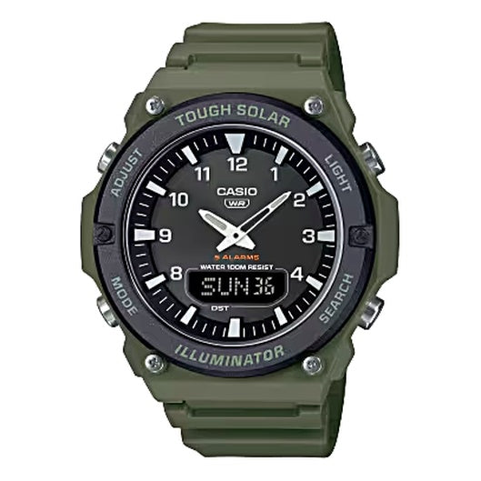CASIO: AQ-S820W Solar Analogue-Digital Watch